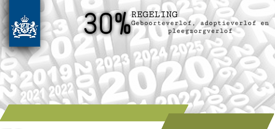 30% REGELING, geboorteverlof, adoptieverlof, pleegzorgverlof, 30%-regeling