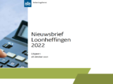 2022, Belastingdienst, Belastingplan 2022, Handboek LH, loonheffingen, Nieuwsbrief Loonheffingen 2022,